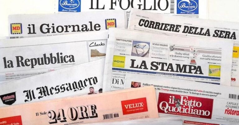 Fotorassegna stampa, le prime pagine dei quotidiani di domenica 21 settembre 2025