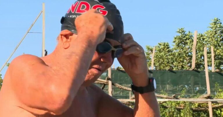 I superpoteri di Nonno Michele: "Il nuoto è la mia vita. Così vinco a 90 anni"