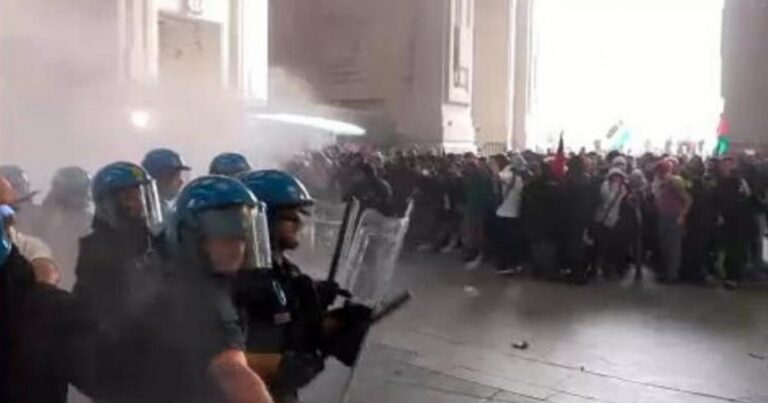 Guerriglia alla stazione centrale di Milano, vetrine devastate e lanci di oggetti