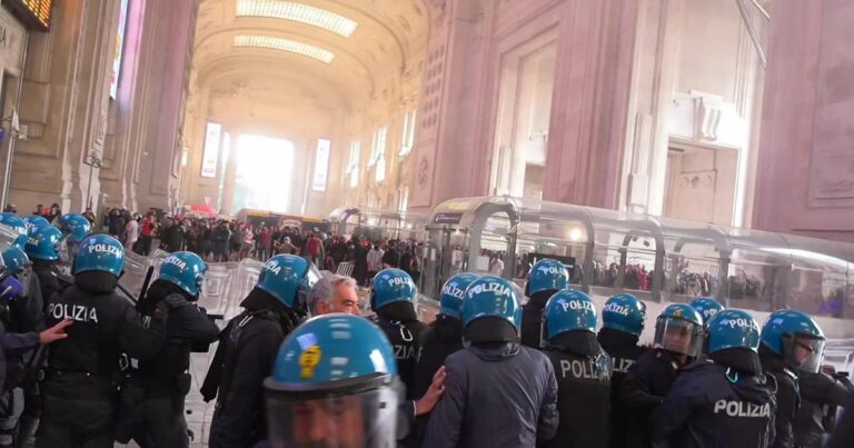 Corteo pro Gaza, Milano: assalto alla Stazione Centrale